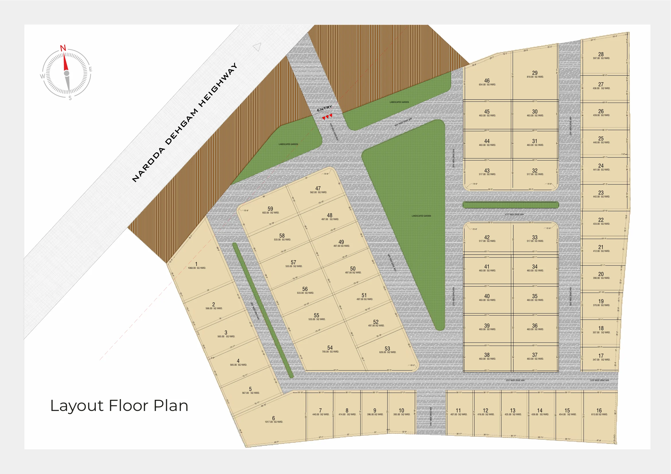 Mahua layout plan