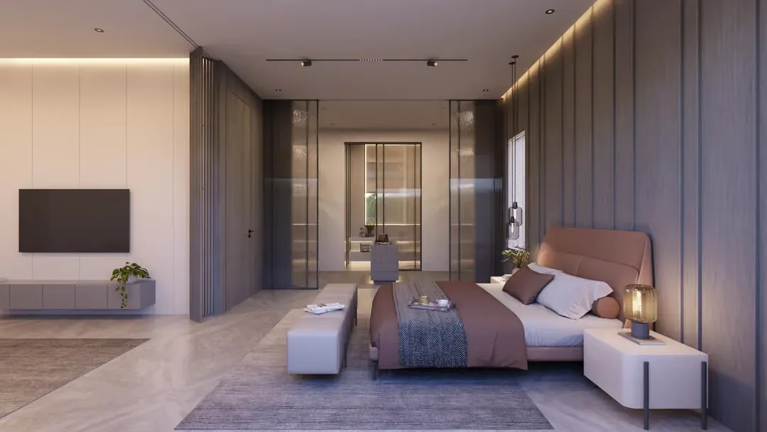 Master suite & balcony