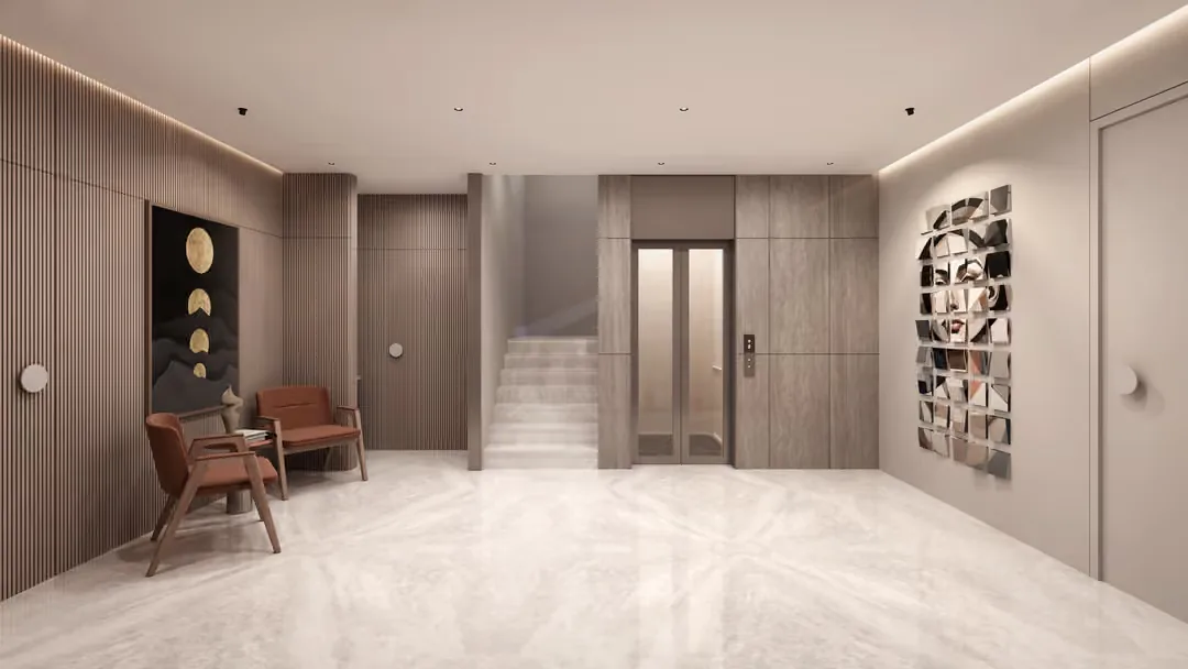 Lift foyer & home theatre
